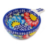 Polish Pottery 1/3 Cup Measuring Cup Spotted Garden UNIKAT