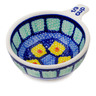 Polish Pottery 1/3 Cup Measuring Cup Stained Glass