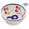 Polish Pottery 1/3 Cup Measuring Cup Summer Cherries