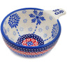 Polish Pottery 1/3 Cup Measuring Cup Winter Sights UNIKAT