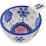 Polish Pottery 1/4 Cup Measuring Cup Winter Sights UNIKAT