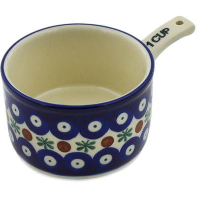 Polish Pottery 1 Cup Measuring Cup  Mosquito