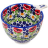 Polish Pottery 1 Cup Measuring Cup Wild Poppies UNIKAT