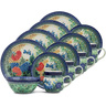 Polish Pottery 16-Piece Place Setting BOLEC Garden Delight UNIKAT