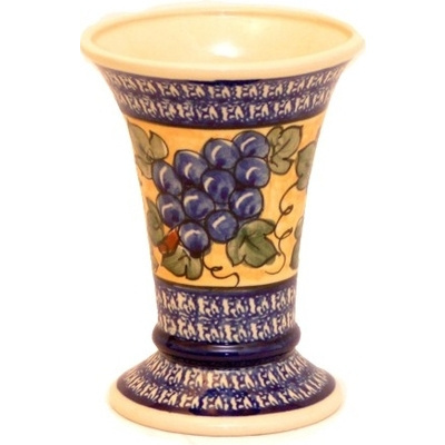 Polish Pottery  7&quot; Tuscan Grapes