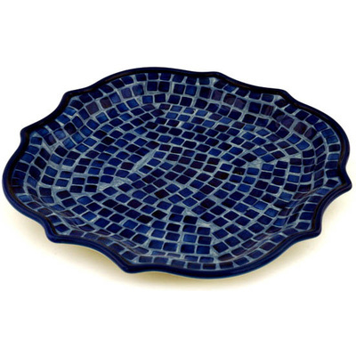 Polish Pottery 8 Point Plate