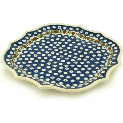 Polish Pottery 8 Point Plate Mosquito