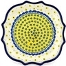 Polish Pottery 8 Point Plate Sunshine