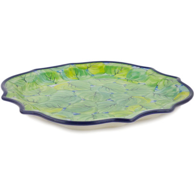 Polish Pottery 8 Point Plate UNIKAT
