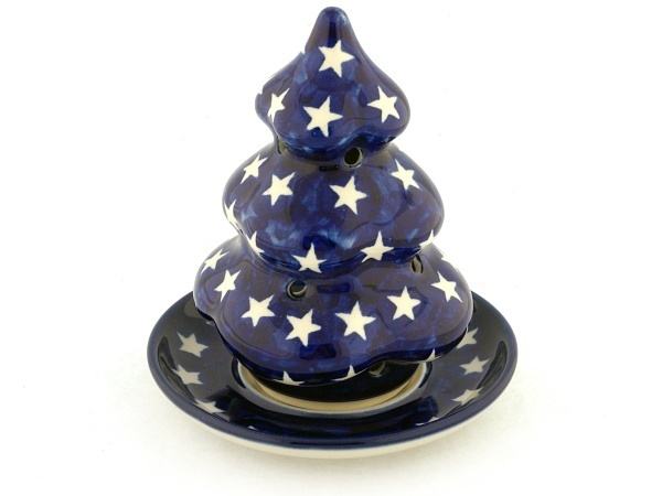 Christmas Tree Candle Holder 6"