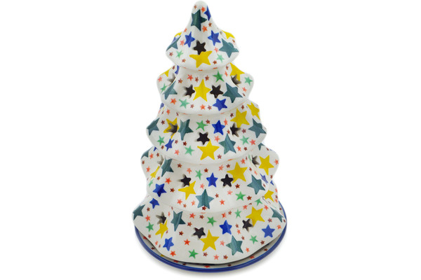 Christmas Tree Candle Holder 10"