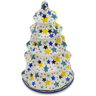 Christmas Tree Candle Holder 10"