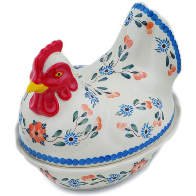 Hen Shaped Jar 9"