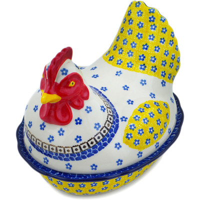 Hen Shaped Jar 9"