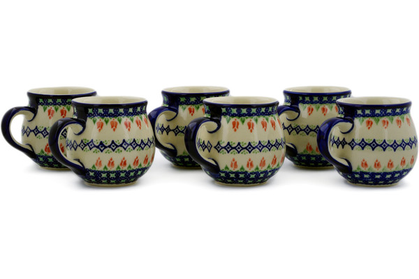 Set of Six 12oz Buggle Mugs