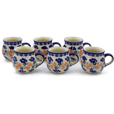 Set of 6 Mugs 12 oz