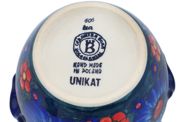 Jar with Lid and Handles 7"