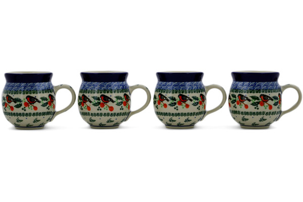 Set of Four 12 oz Bubble Mugs