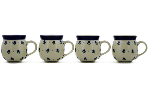 Set of Four 12 oz Bubble Mugs