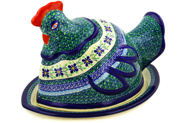 Dish with Hen Cover 14"