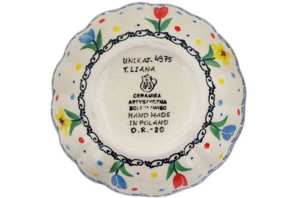 Scalloped Fluted Bowl 5"