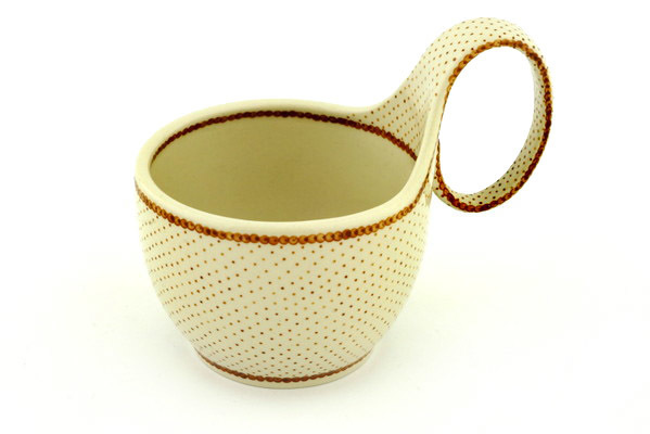 Bowl with Loop-Handle 6"