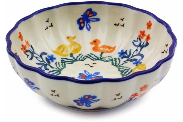 Scalloped Fluted Bowl 5"