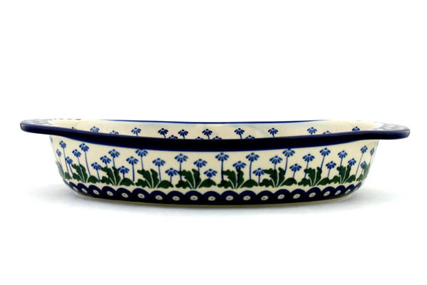 Oval Baker with Handles 15"