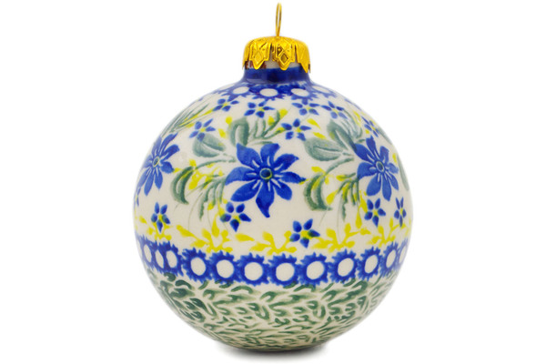 Christmas Ball Ornament 4"