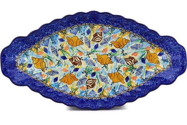 Platter with Handles 16"