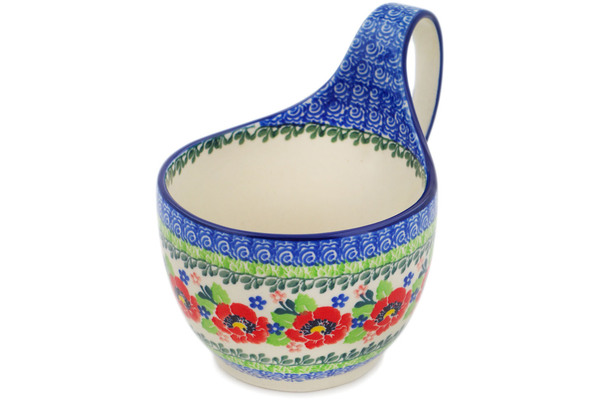 Bowl with Loop-Handle 6"