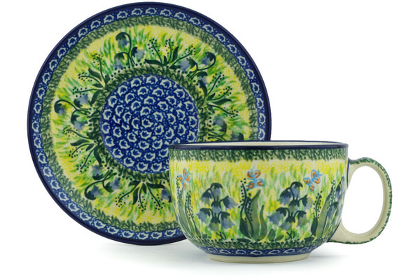 Cup with Saucer 13 oz