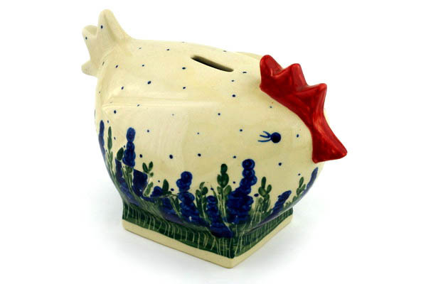 Chicken Shaped Piggy Bank 7"