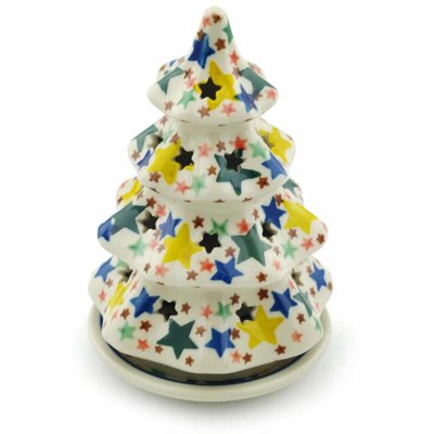 Christmas Tree Candle Holder 6"