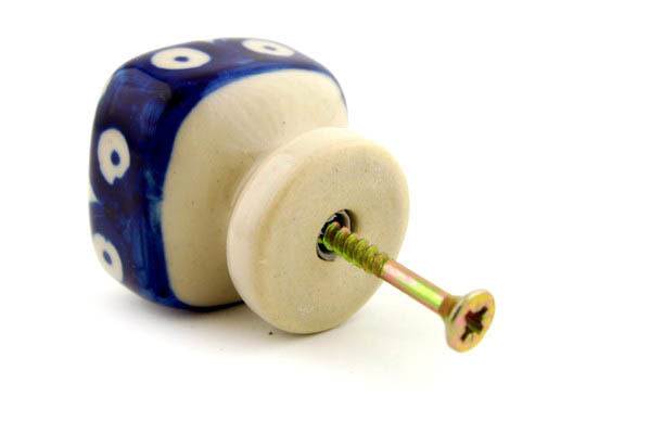 Square drawer knob 1-3/8 inch