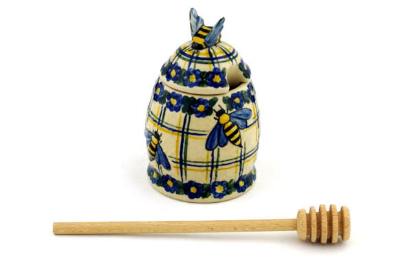 Honey Jar with Dipper 5"
