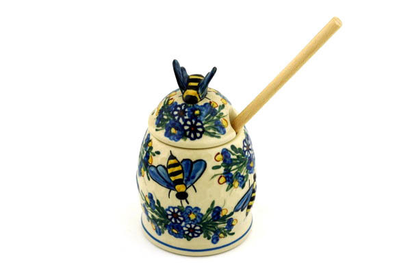 Honey Jar with Dipper 5"