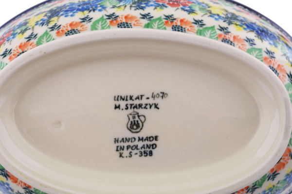 Bowl with Pedestal 9"