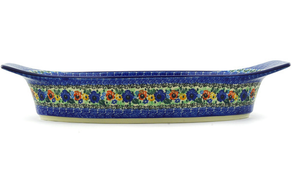 Oval Baker with Handles 18"