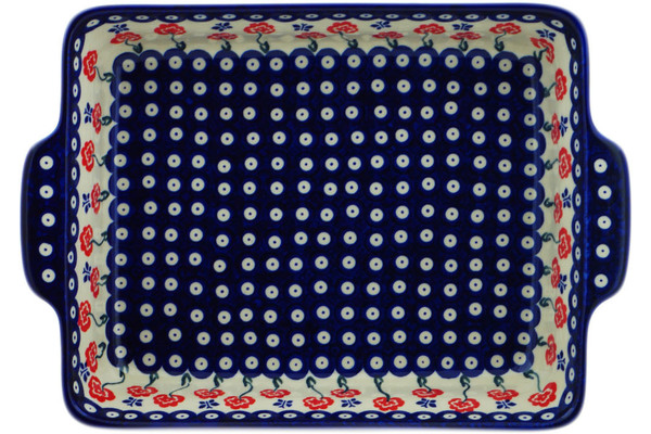 Rectangular Baker with Handles 15"