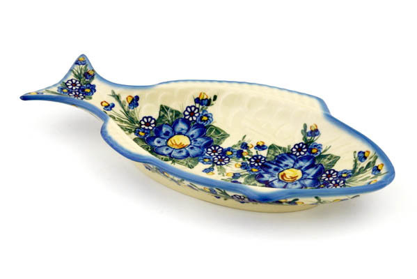 Fish Shaped Platter 13"