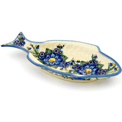 Fish Shaped Platter 13"