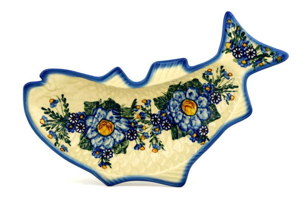 Fish Shaped Platter 14"