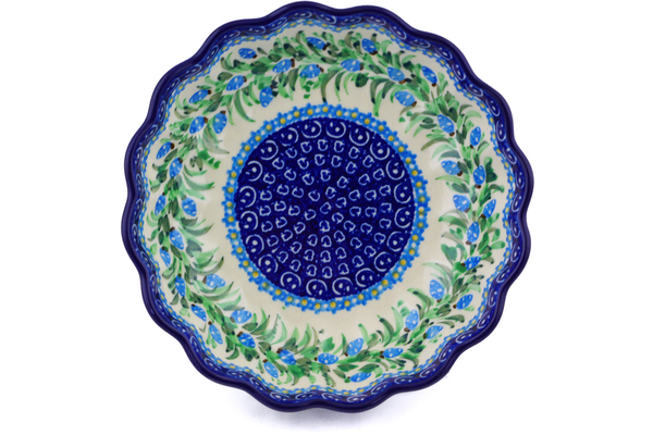 Scalloped Fluted Bowl 7"