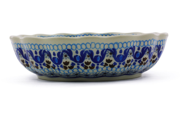 Scalloped Fluted Bowl 7"