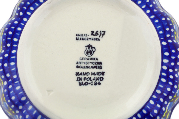 Scalloped Fluted Bowl 7"