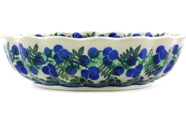 Scalloped Fluted Bowl 7"