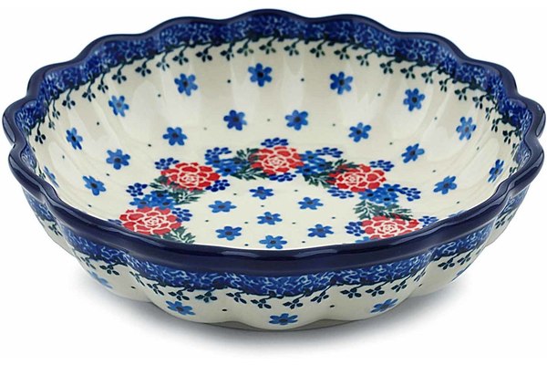 Scalloped Fluted Bowl 7"