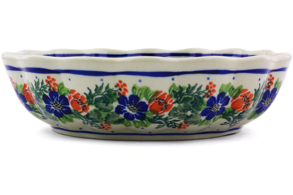 Scalloped Fluted Bowl 7"