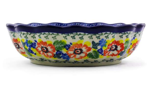 Scalloped Fluted Bowl 7"